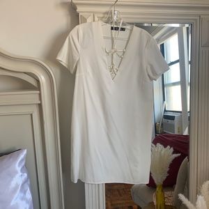 Missguided short white dress